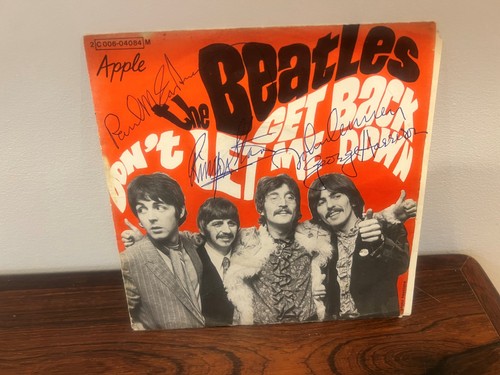 Beatles firmato get back - 45,