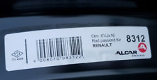 Cerchio Acciaio Renault Clio IV / Clio Captur 6,5Jx16 4x100 ET40 # 8312