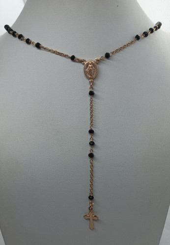 Collana rosario argento - collana,