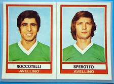 FIGURINA CALCIATORI PANINI 1973/74 ROCCOTELLI-SPEROTTO-AVELLINO n.409 rec