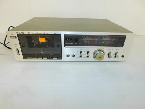Teac stereo cassette deck - v-25,