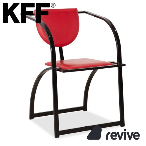 Kff cosinus pelle sedia rosso - kff,