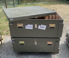 2x Bauli Genio Militare 110x95x45 ULTIMI PEZZI Lotto Surplus Militare