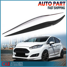 2 pezzi per Ford Fiesta Mk7 Mk7.5 12-17 bordo palpebra faro fibra di carbonio