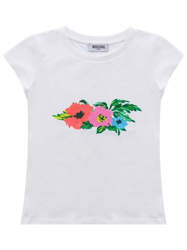 Shirt bimba stampa fiori - t-shirt,