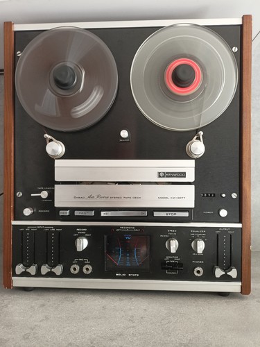 Kenwood 8077 tape deck - kenwood, reel