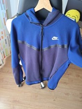 TUTA  NIKE UOMO  SPORTSWEAR TECH FLEE NAVY BLU ORIGINALE