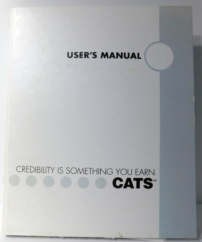 Audio development cats manuale - cats,