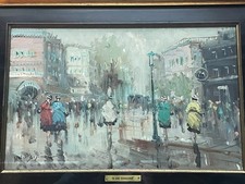 Dipinto olio impressionista