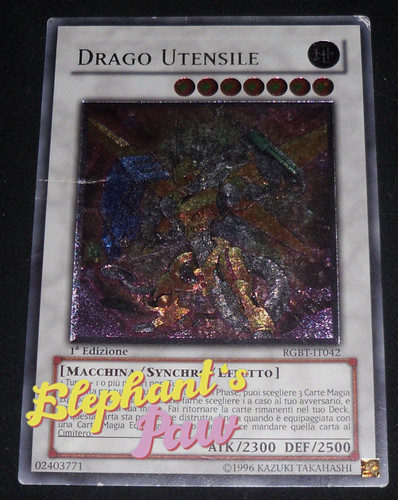 Yugioh drago utensile - yugioh,
