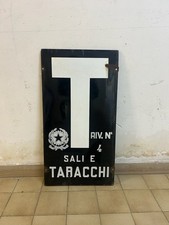 Targa insegna smaltata sali - targa/insegna,