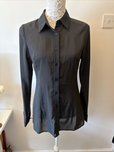 Camicia zara nera trasparente - camicia,