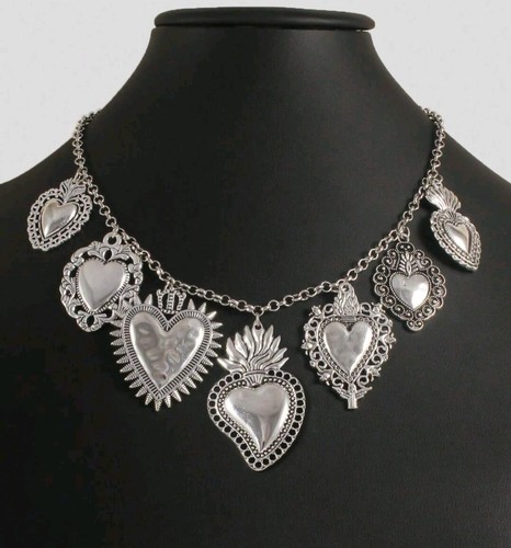Collana cuori vintage sacra - collana,