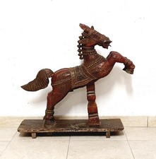 Cavallo legno antico - in,