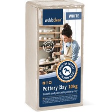 Argilla da modellare senza cottura bianco 10kg Tono naturale particolarmente