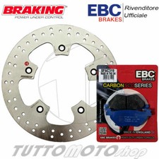 DISCO FRENO POST BRAKING PASTIGLIE CARBON EBC YAMAHA T-MAX 530 ABS 2017 2018