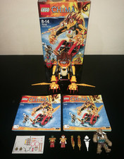 Lego 70144 Chima - Leone di fuoco di Laval - completo 100% (box+istruzioni)