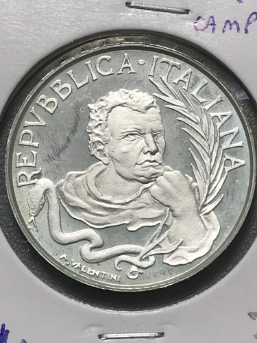Italia argento repubblica - repubblica, 500