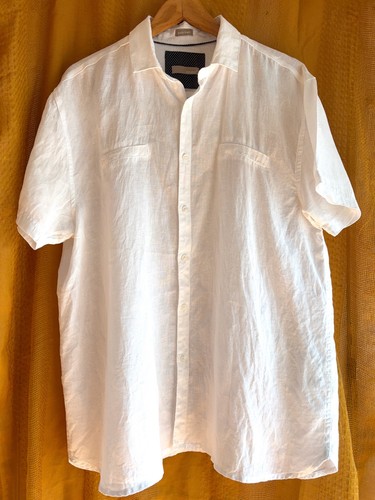 Camicia uomo lino bruno new - bruno,