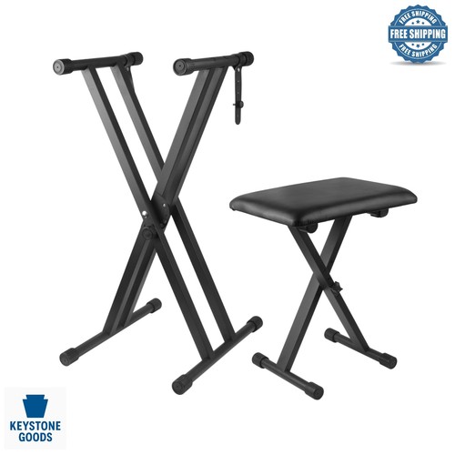 Set supporto tastiera panca - supporto, e
