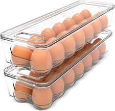 Egg Container with Lid and