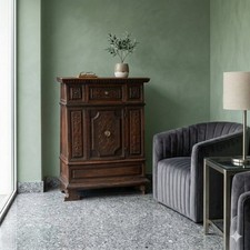 Comodino Barocco Antico Noce
