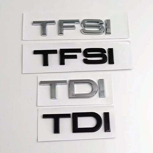 Audi tfsi tdi emblemas - tdi, del