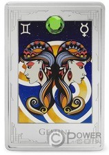 GEMELLI Segni Stellali dello Zodiaco 2 Oz Moneta Argento 3$ Niue 2025