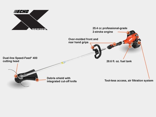 Echo straight shaft - 25.4, cc