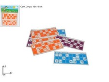 x Confezione 24 Pz Cartelle