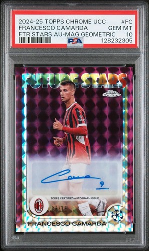 Topps chrome ucc francesco - chrome,