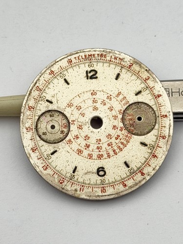 Landeron chrono 5mm dial - chrono, 34.5mm
