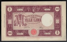 Italy - 1000 Lire 1947 Pick 72