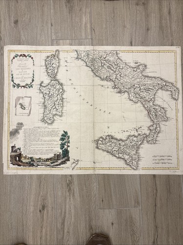 Stampa antica cartina - stampa,