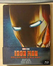 iron man trilogia blu ray steelbook edizione italiana fuori catalogo perfetta