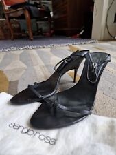 Tacchi con cinturino Sergio Rossi, taglia 5,5, EU 38,5, borsa originale per scarpe