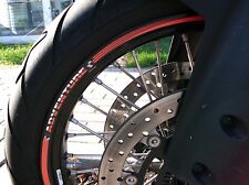 STRISCE ADESIVE compatibili per MOTO KTM ADVENTURE adesivi CERCHI 18' 21'Arancio