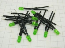 10x LAMPADA SPIA LED VERDE 220V COMPATIBILE BTICINO VIMAR GEWISS #