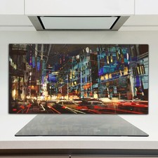 Malerei der Stadt Straße bei