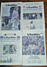 TERRORE ISIS - LA REPUBBLICA lotto 4 - 2017 LONDRA MANCHESTER BARCELLONA