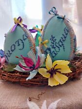 Centrotavola decorazione pasquale decorazione di Pasqua uova decorate ghirlanda 