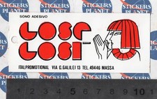 ADESIVO STICKER VINTAGE AUFKLEBER REGIONALE COSE COSI' ITALPROMOTIONAL MASSA