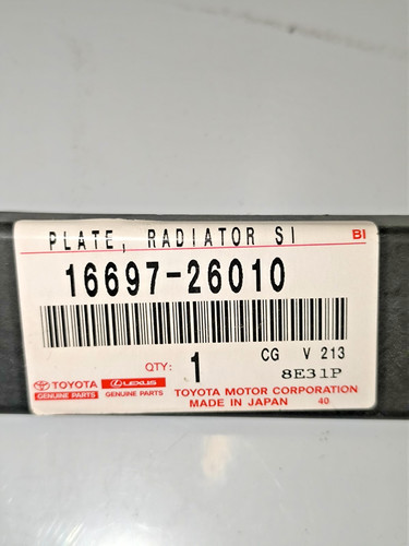 Piastra radiatore aria