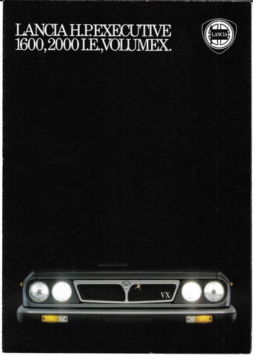 Lancia hpe 1983 - hpe, export