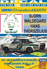 DECAL FIAT 131 ABARTH