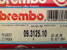 09312510 coppia dischi freno