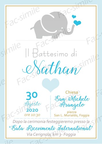 10x invito battesimo - invito, comunione