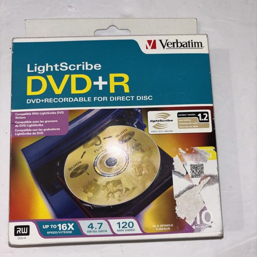 Verbatim lightscribe dvd - verbatim, dvd+r