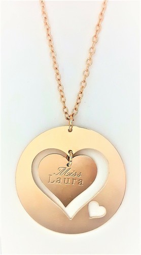 Collana lunga donna bronzo - collana,