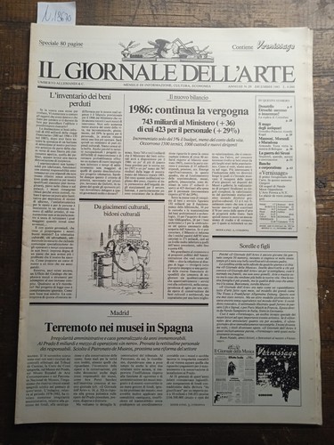Giornale dell arte anno - giornale,
